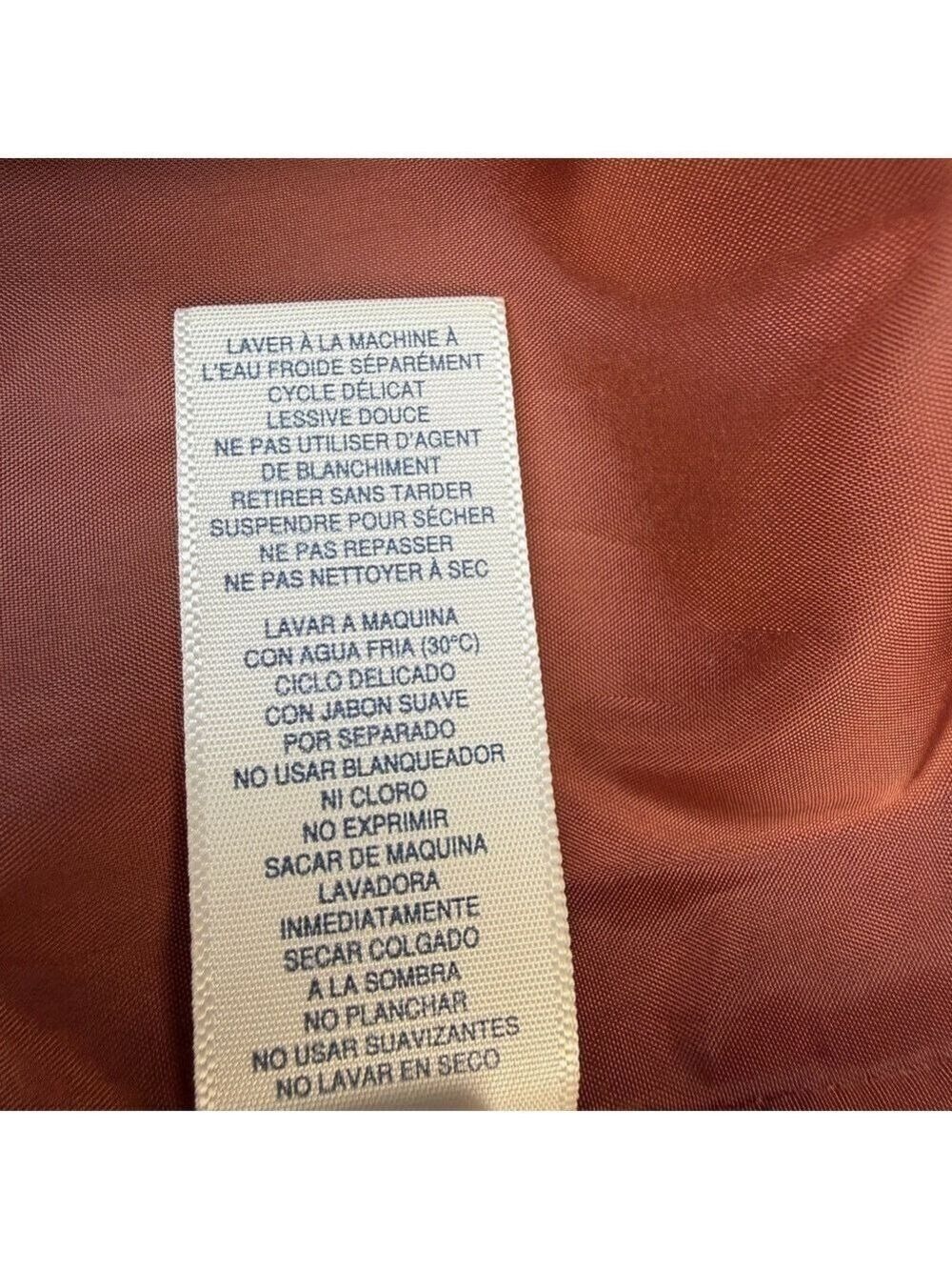 Rafaella Women's Petite Orange Faux Suede Lined Moto Jacket Size S Petite - Picture 5 of 13